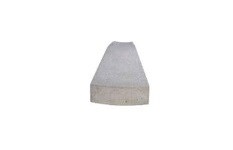 DITON Ostrůvkový obrubník koncový oblouk R 0,75, 75/75/19,5cm přírodní